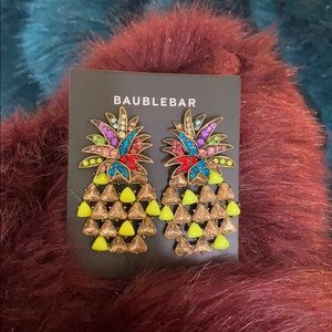 Large Pineapple Baublebar Earrings
